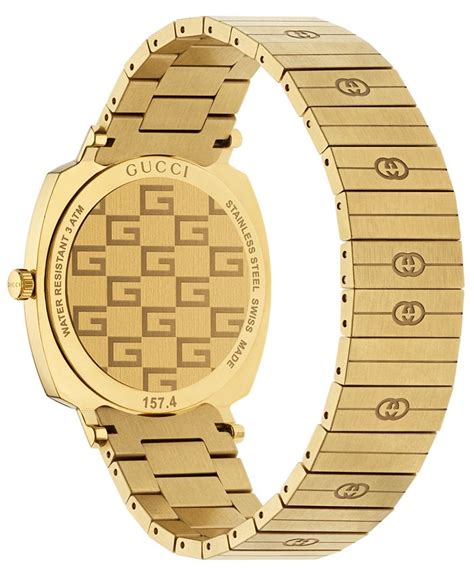 gucci ybc479229|Gucci gold pvd bracelet.